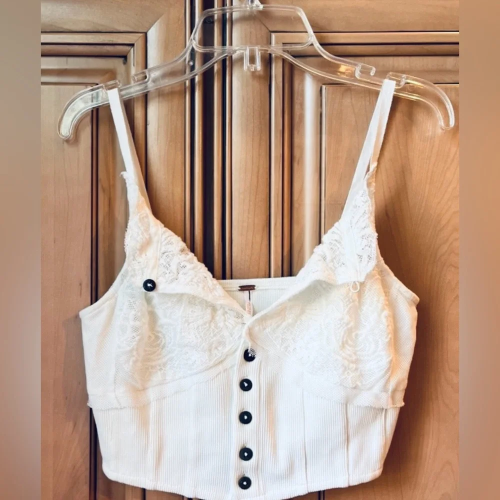NWOT Free People Have My Heart Top